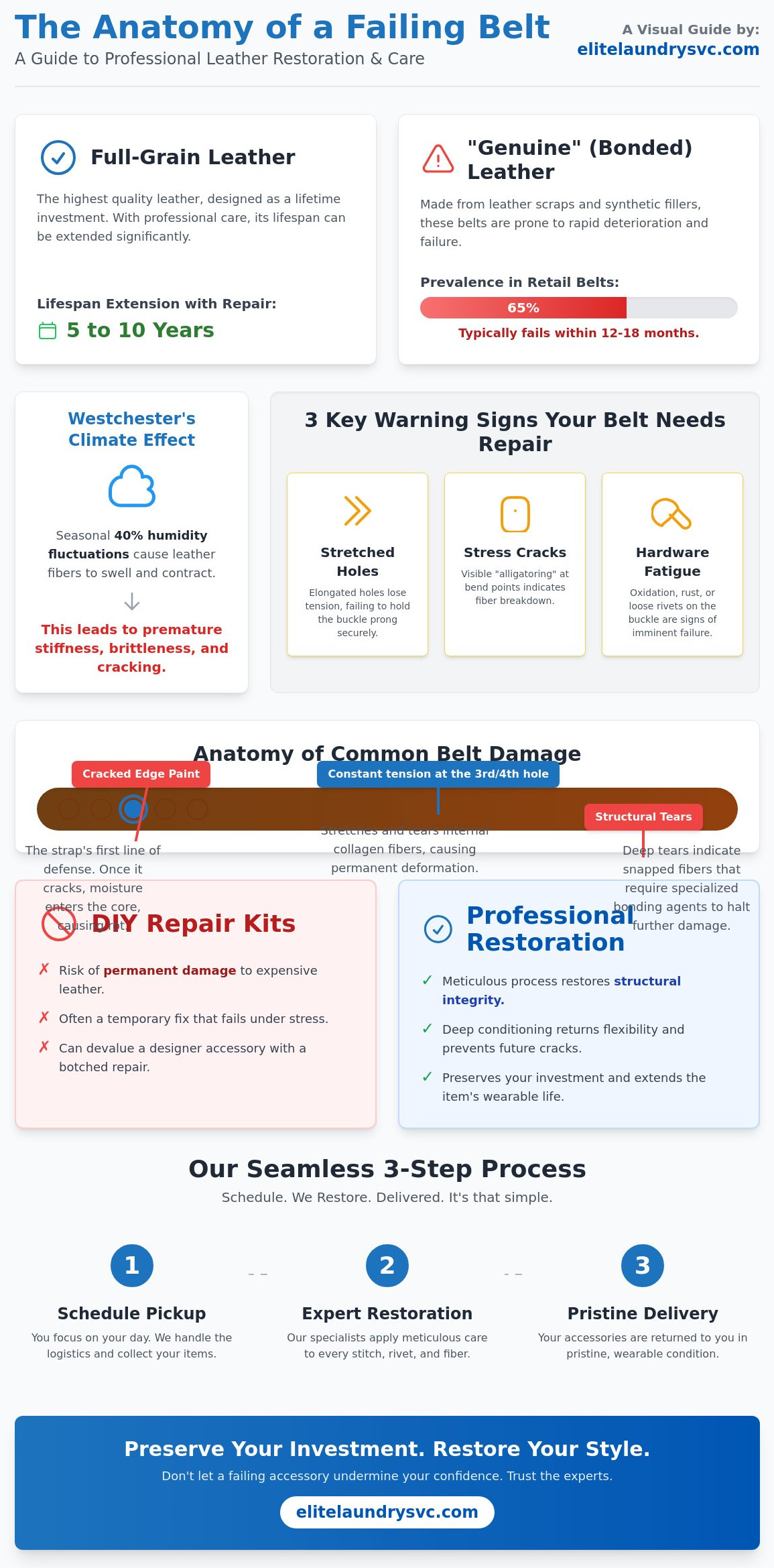 Professional Belt Repair in Westchester: Your 2026 Guide to Leather Restoration